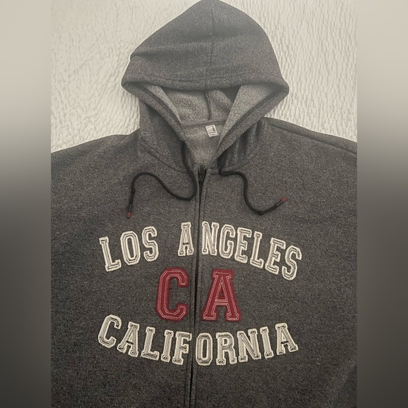 TeeMaxx- “Los Angeles California” Zip Up Hoodie- Mens XL - Picture 1 of 3